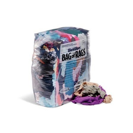 Workwipes Reclaimed Colored T-Shirt in Bag 1 bag WIP551